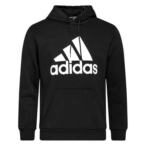 adidas hoodie  haves fleece blackwhite wwwunisportstorecom
