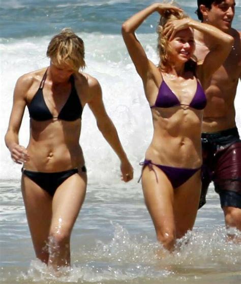 Robin Wright Hot With Naomi Watts On The Beach