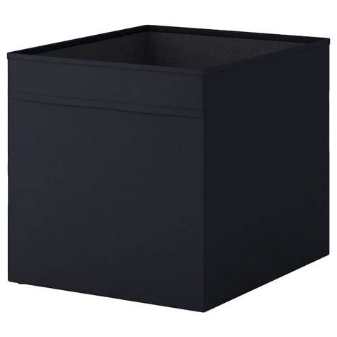 droena box black ikea estanteria kallax caja de tela kallax