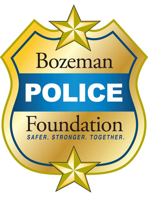 bumper sticker bozeman police foundation