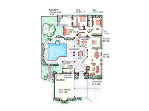 images  courtyard homes home sweet home  pinterest european house plans