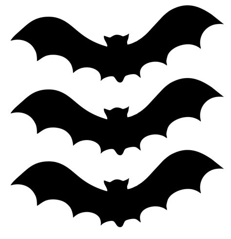 bat stencil printable bats clipart printable bats printable