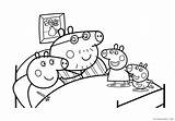 Pig Peppa Coloring Pages Daddy Ice Cream Coloring4free Mommy Cartoons George Printable sketch template