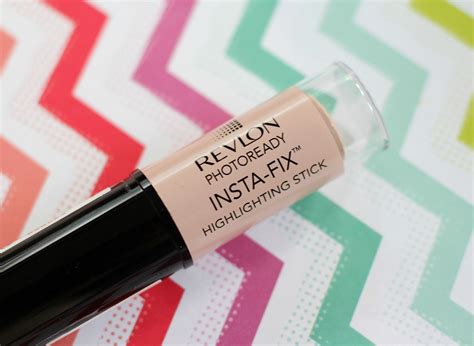 revlon photoready insta fix highlighting stick review and demo pink