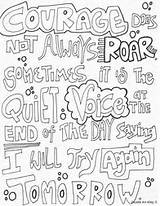Courage Roar Doodle Alley Again sketch template
