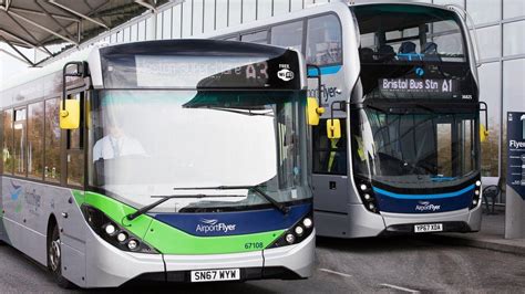 bristol airport called   reverse bus route decision bbc news