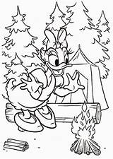 Coloring Camping Pages Disney Camp Printable Daisy Duck Fire Kids Print Bestcoloringpagesforkids sketch template
