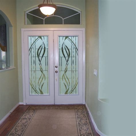 geometric etched glass etched glass doors florida