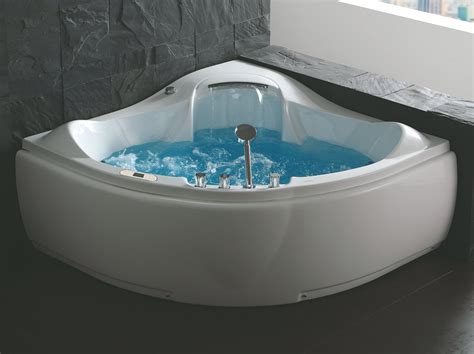 eago ametl  ft corner acrylic white waterfall whirlpool bathtub   walmartcom