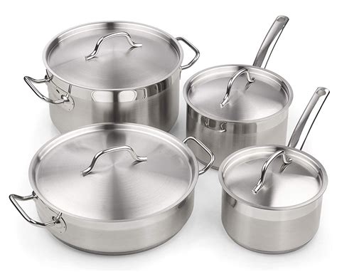 cooks standard  professional stainless steel cookware set  pc