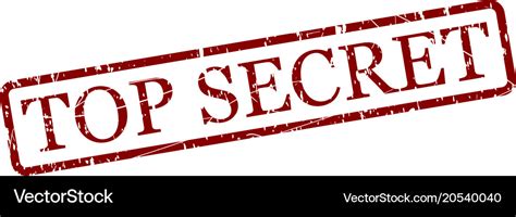 top secret royalty  vector image vectorstock