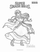 Pages Printable Coloring Bayonetta Smash Bros Zelda Super Princess Superfuncoloring Template sketch template