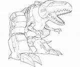 Grimlock Transformers Cybertron Rex Mario sketch template
