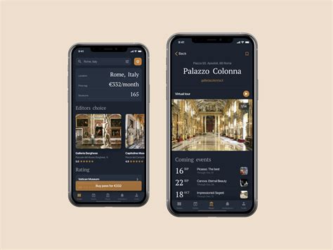 museum ticket mobile app ios android ui  ramotion  dribbble