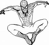 Spiderman Coloring Pages Printable Getcolorings Color Print sketch template