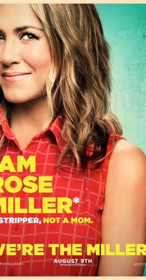 Were The Millers Character Poster Jennifer Aniston Is Rose – Filmofilia