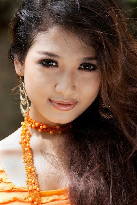 Myanmar Model Girls Cute Myanmar Model San Yati Moe Myint