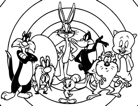 looney tunes space jam coloring pages