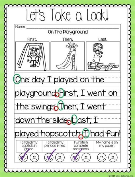 narrative writing kindergarten ideas  pinterest