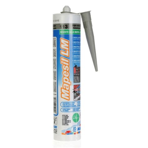Mapei Mapesil Lm Cement Grey 113 Low Modulus Silicone Sealant 310ml