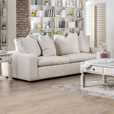 furniture  america sm acamar cream living room set