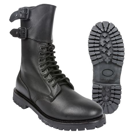 french combat boot  gaiter black