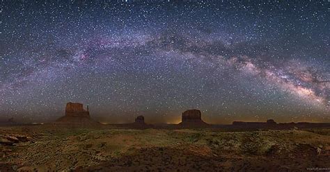 The Milky Way And Monument Valley Imgur