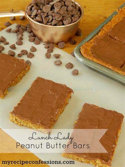 Lunch Lady Peanut Butter Bars My Recipe Confessions