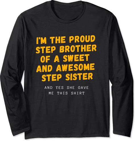 Funny T For Stepbrother From Stepsister Make A Great Gag
