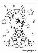 Zebra Coloring Pages Printable Kids Preschool Little His sketch template