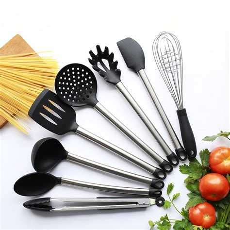 top  stainless kitchen cooking utensil set   professional pe