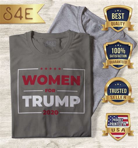 S4e Mens Women For Trump 2020 T Shirt Trump Girl Re Elect Shirts Ebay