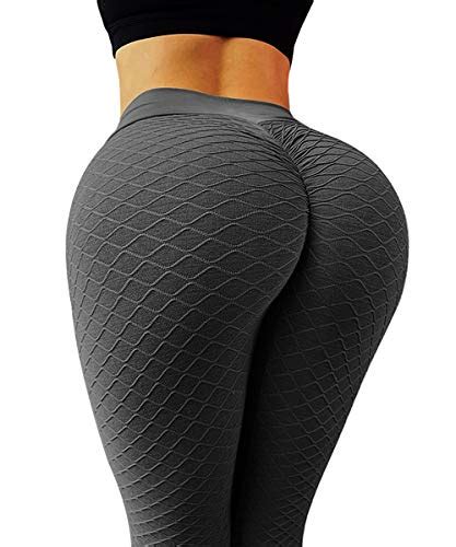 gillya lift yoga pants textured leggings for women high waisted ruched
