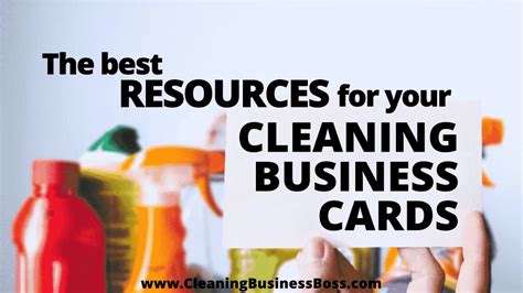 resources   cleaning business cards cleaning business boss