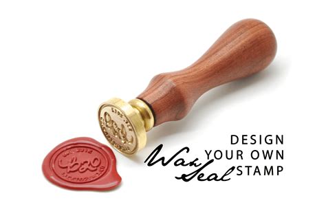 bespoke custom design   logo wax seal stamp backtozero