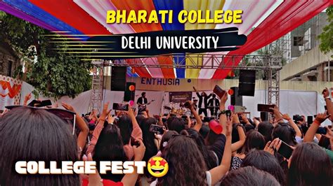 Bharati College Fest Delhi University College Fest 22🤩 Dufest