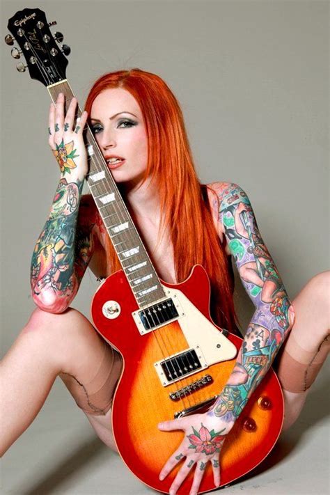 393 Best Images About Hot Guitar Babes On Pinterest