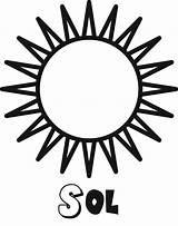 Sol Pintar Soles Planeta Fichas Conmishijos Asamblea Canción Sonriente Pinta Imagui sketch template