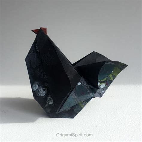 origami rooster leyla torres origami spirit