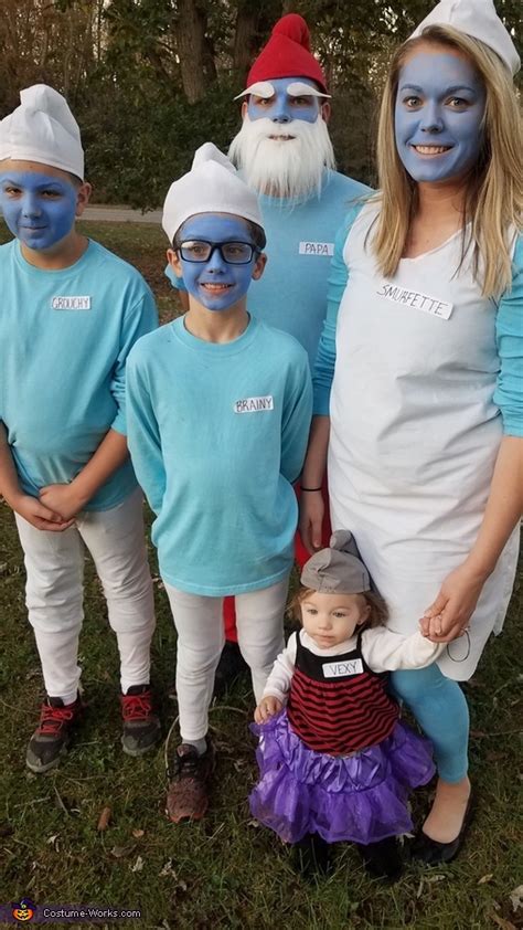 smurf family costume  minute costume ideas