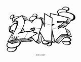 Graffiti Coloring sketch template