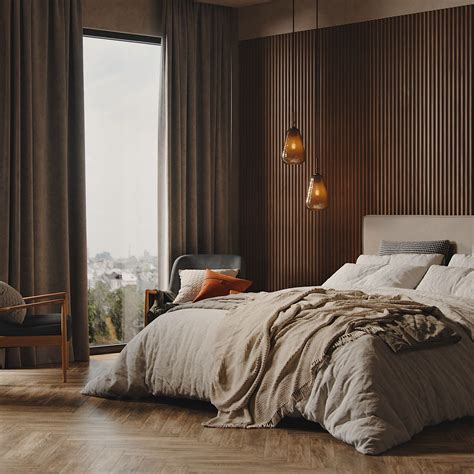 cozy aesthetic design   bedroom    long nigh el style