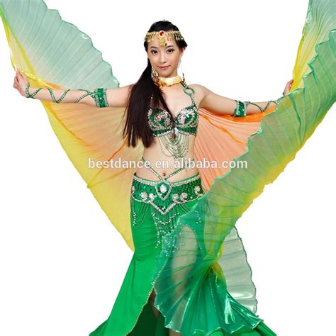 bestdance colorful isis wings egypt belly dance fancy isis wings wear