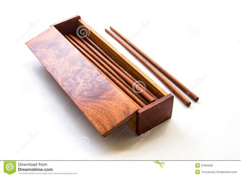 box  chopsticks stock photo image  healthy wood
