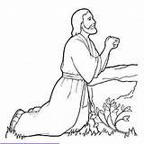 Jesus Praying Gethsemane Lds Uploaded Gethsemene sketch template