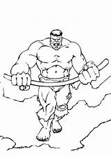 Hulk Incredible Coloring Pages sketch template