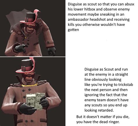 psa   spy mains  disguise  scout tf