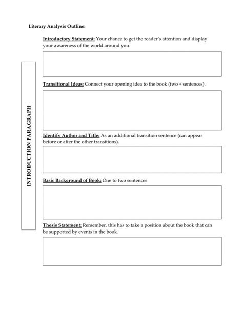 literary essay graphic organizer worksheets worksheets