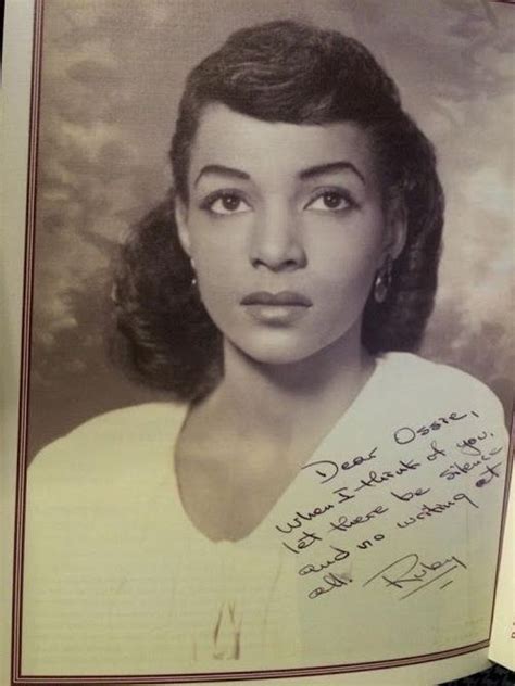 Wow Ruby Dee Revealed Her Alternative Sex Life To