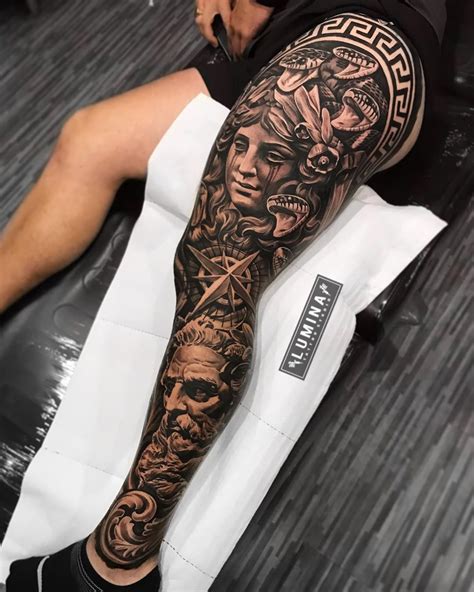 Medusa Half Sleeve Tattoo Men Best Tattoo Ideas